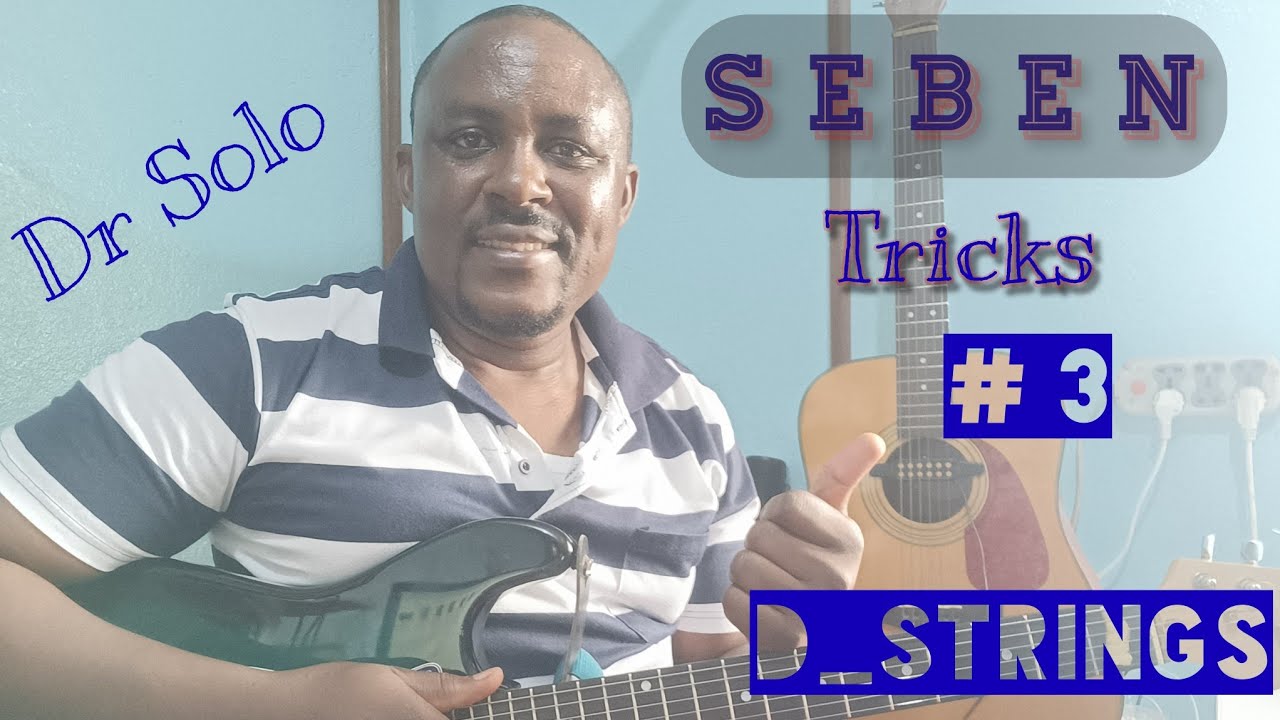 Seben solo guitar tricks #3 with Doctor Solo. #d_strings #africanmusic #seben