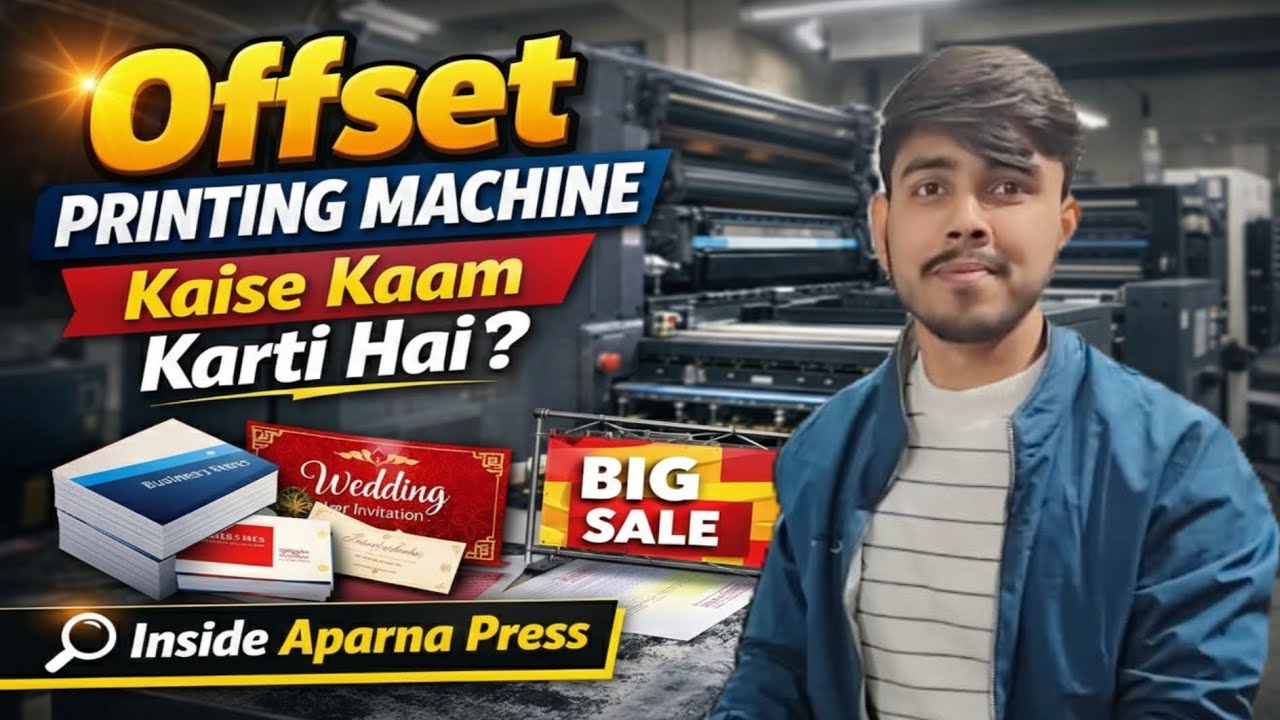 𝐎𝐟𝐟𝐬𝐞𝐭 𝐏𝐫𝐢𝐧𝐭𝐢𝐧𝐠 𝐌𝐚𝐜𝐡𝐢𝐧𝐞 𝐊𝐚𝐢𝐬𝐞 𝐊𝐚𝐚𝐦 𝐊𝐚𝐫𝐭𝐢 𝐇𝐚𝐢? | 𝐀𝐩𝐚𝐫𝐧𝐚 𝐏𝐫𝐞𝐬𝐬 𝐌𝐮𝐳𝐚𝐟𝐟𝐚𝐫𝐩𝐮𝐫 #printingpress #aparnapress