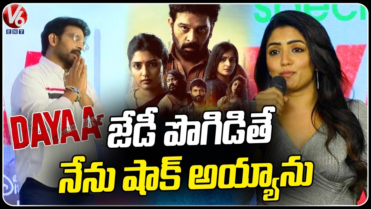 Eesha Rebba Speech At DAYAA Pre Release Event | V6 Entertainment
