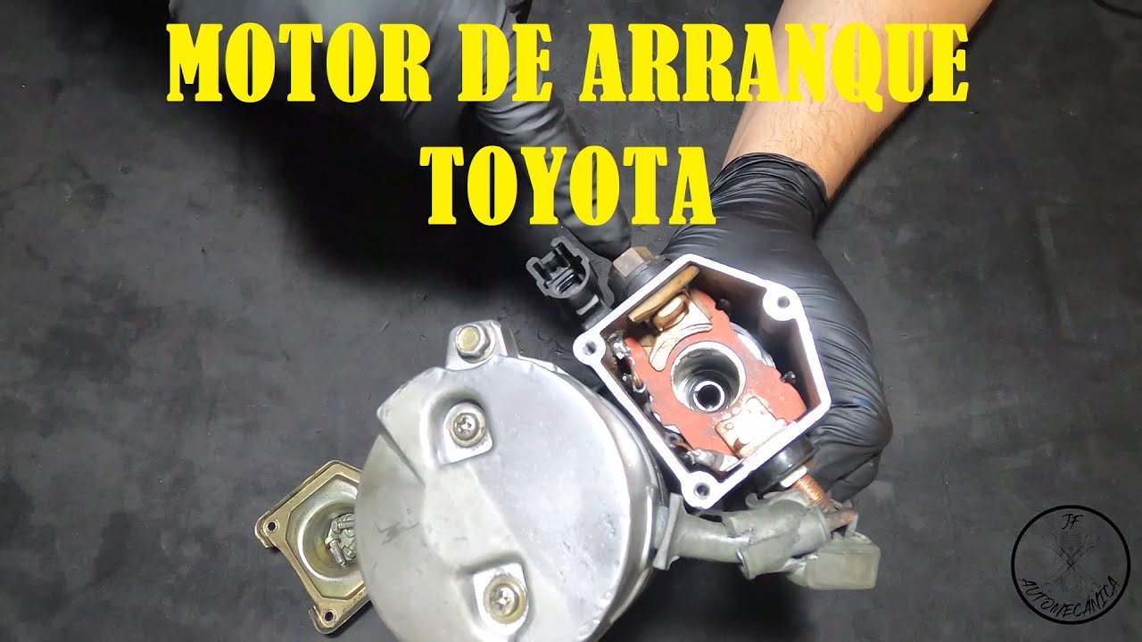 Pruebas De Funcionamiento, Desensamble Y Mediciones En Motor De Arranque Toyota.