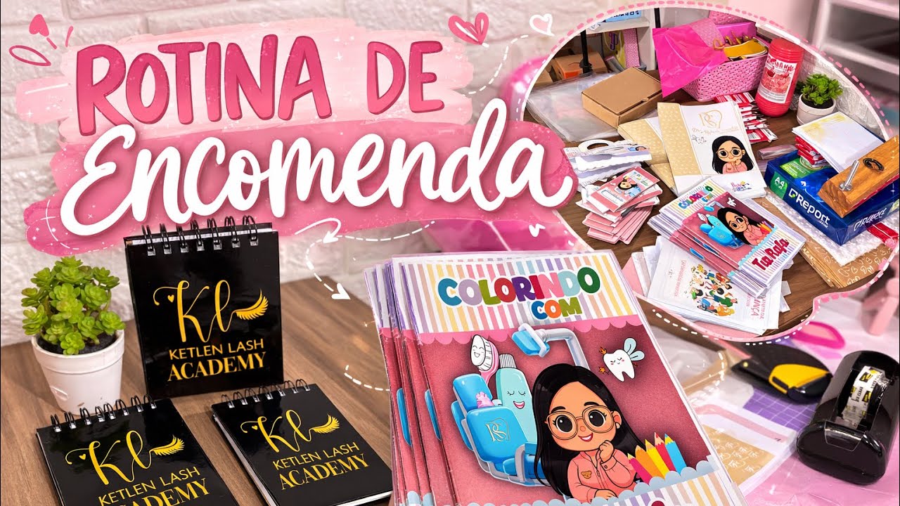 FAZENDO REVISTA DE COLORIR, BLOCOS COM LÁPIS, SACOLAS E MUITO MAIS 