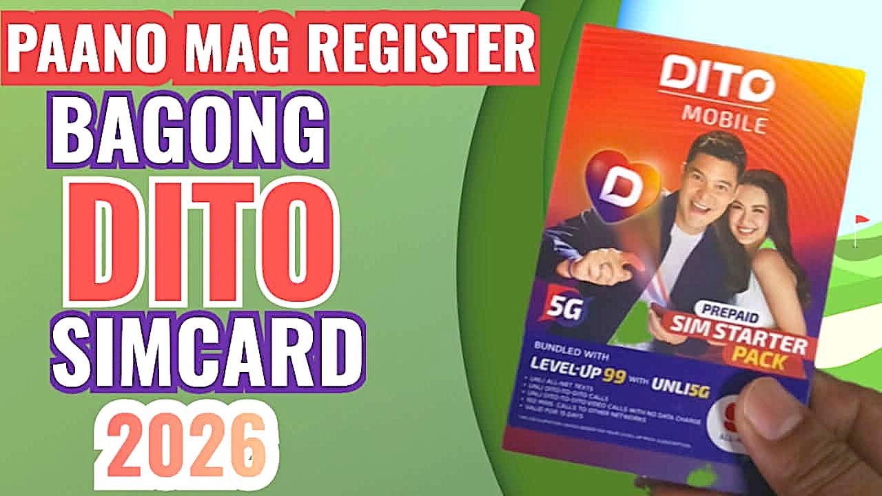 Paano mag register ng DITO SIM card 2026 | How to register DITO SIM