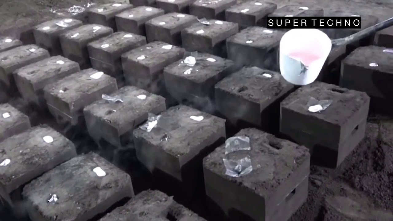 WOW !!! Ternyata Begini Cara Membuat Cetakan Pasir Untuk Cor Aluminium