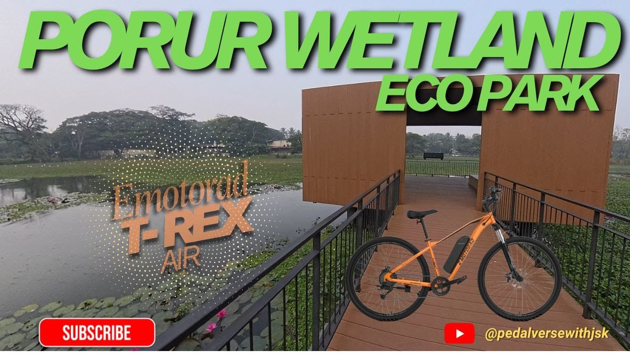 Porur Wetland Eco Park Cycling Trip 🚴‍♂️🌿 | Chennai Morning Ride | CyclingVlog