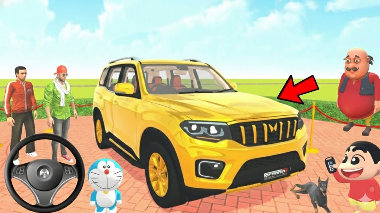 Franklin purchase new Golden Scorpio N car 🚗 in indian theft auto simulator 