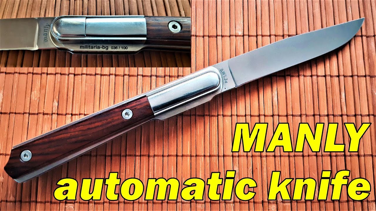 Автоматичен сгъваем нож Manly knife