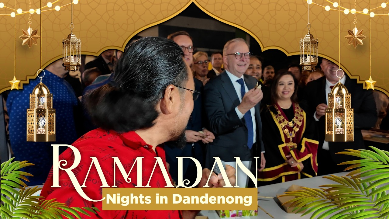 Australian Prime Minister at Ramadan Night Market