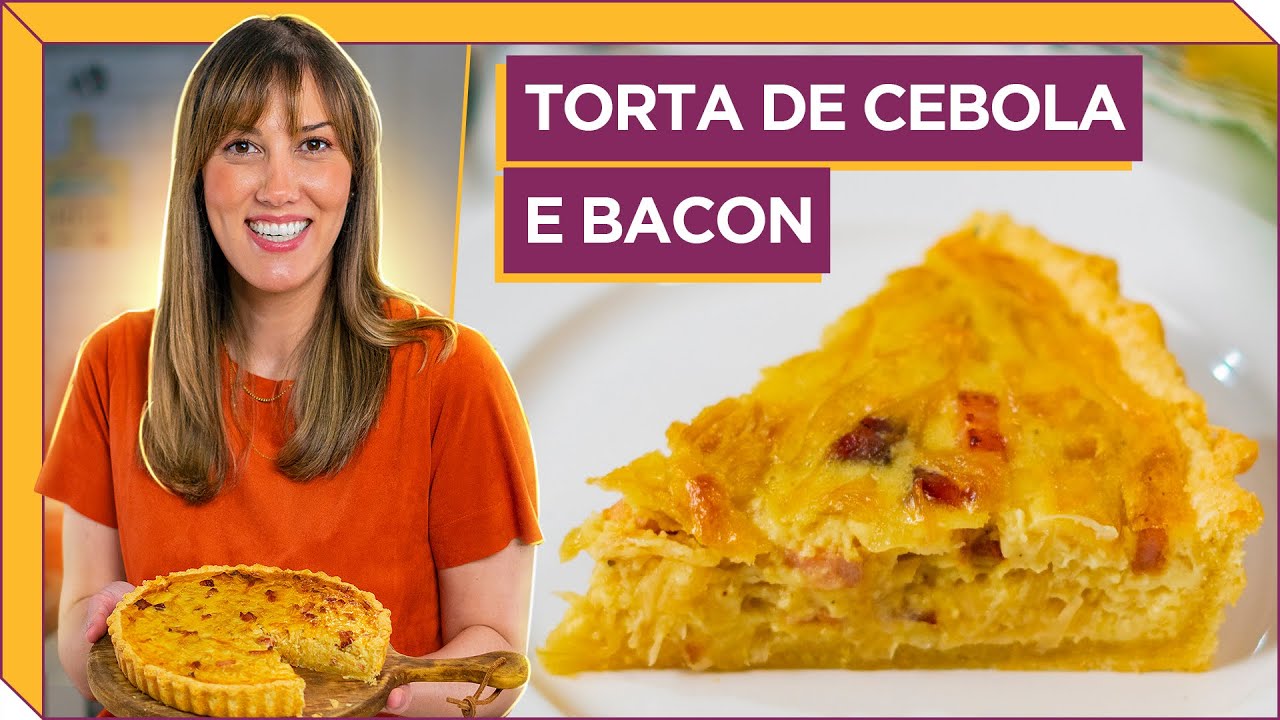 TORTA DE CEBOLA E BACON I Receitas e Temperos