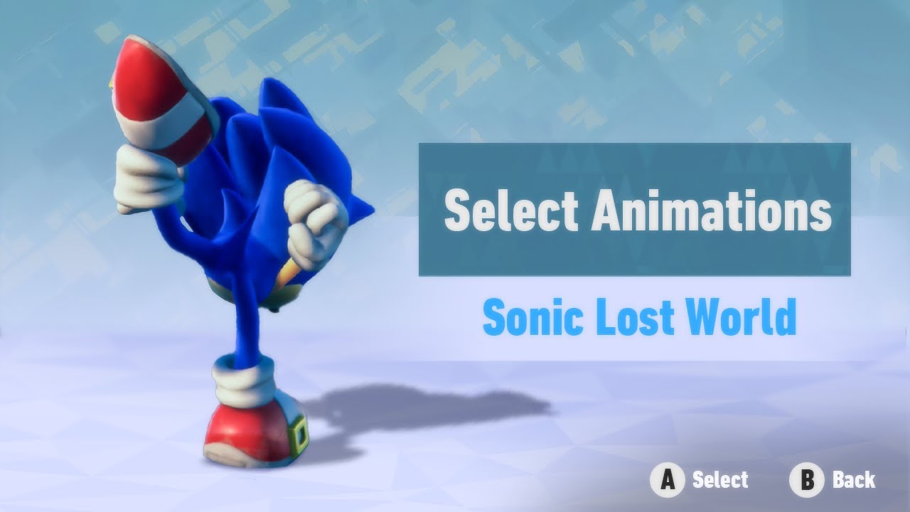 Sonic Lost World Animations for Sonic Frontiers