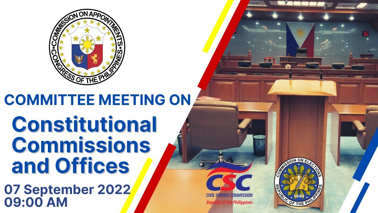 CA COMMITTEE MEETING ON  CONSTI. COMMISSIONS & OFFICES (09/07/22)