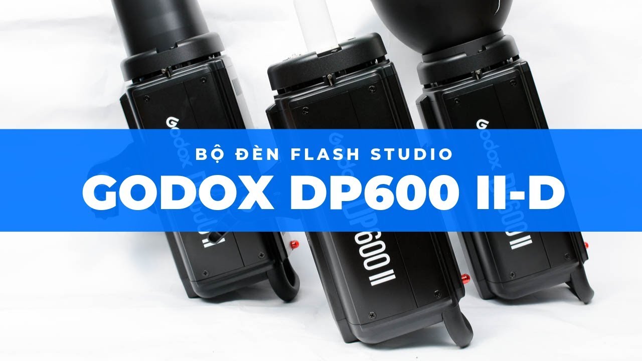 Bộ đ&egrave;n Flash Studio Godox DP600II-D