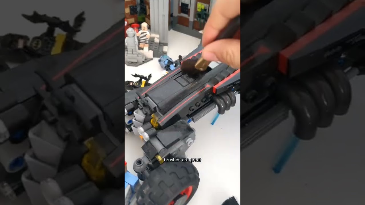 How to get rid of dust on your LEGO pieces  #shorts #lego