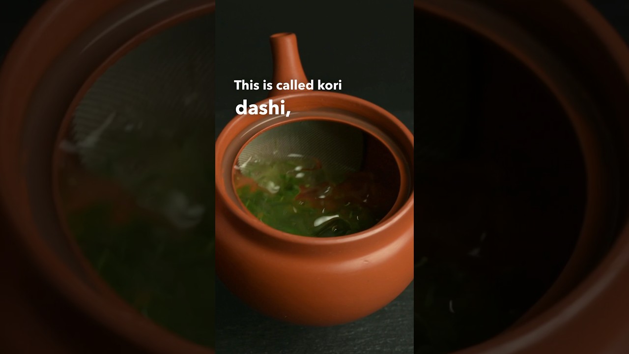 What is kooridashi? 🧊 🍵 #kooridashi