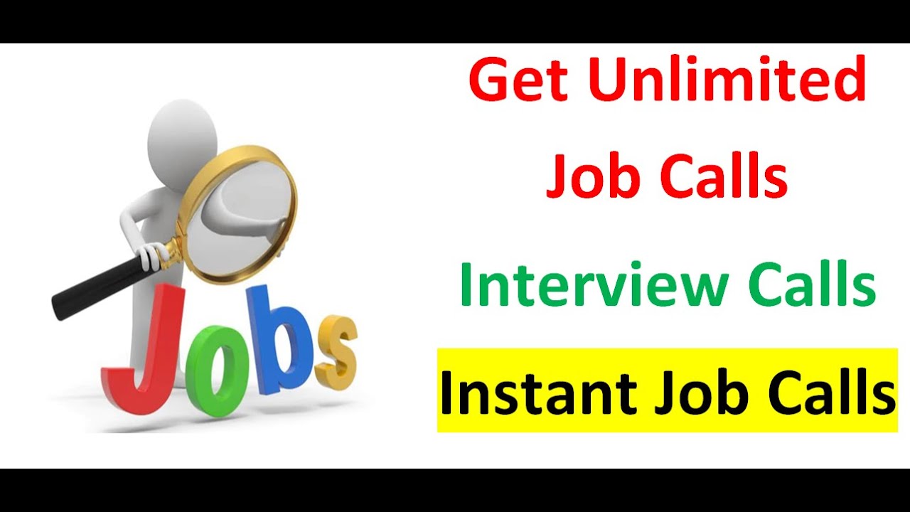 How to get Interview calls | How to get Job | How to get job in Private Company | Job calls