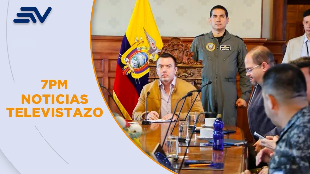 Presidente Daniel Noboa se reunió con el Bloque de Seguridad | Televistazo | Ecuavisa