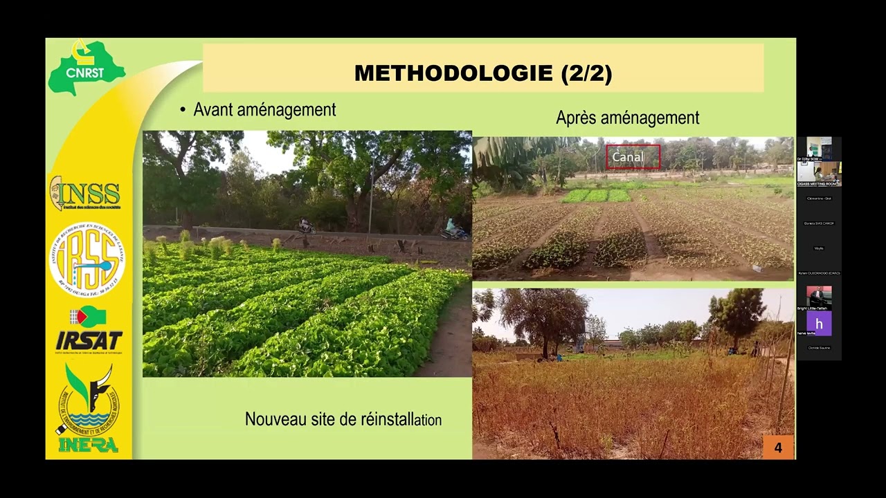 Session 3 JIFAU : agricultures urbaines et résilience environnementale des villes