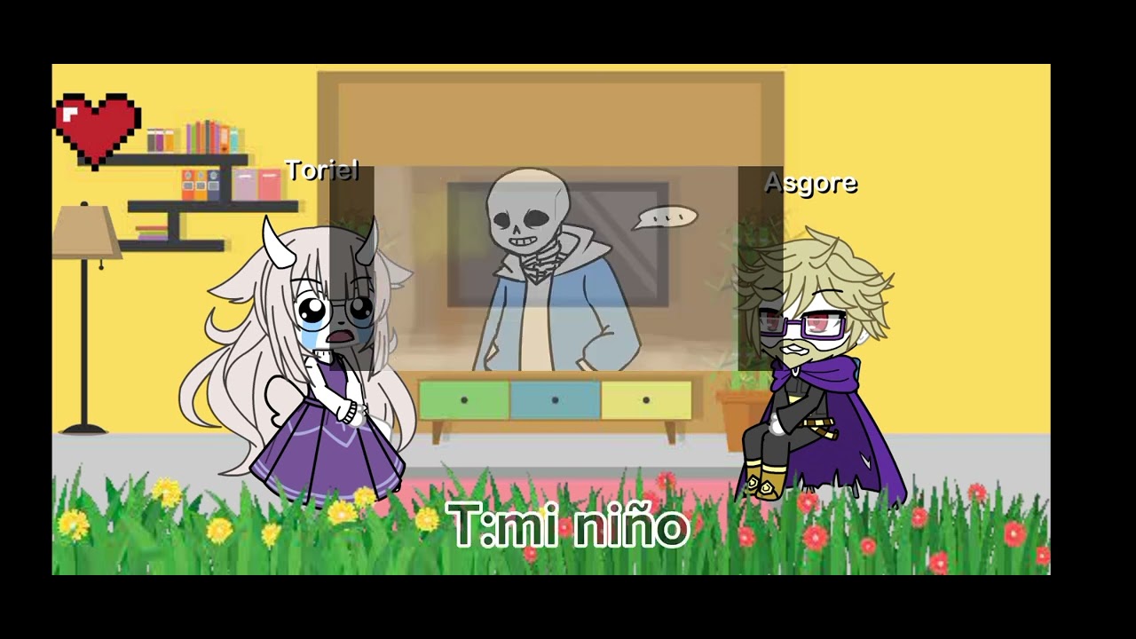 Toriel y Asgore reacciona a chara en 3 minutos .     Créditos a dreyrus