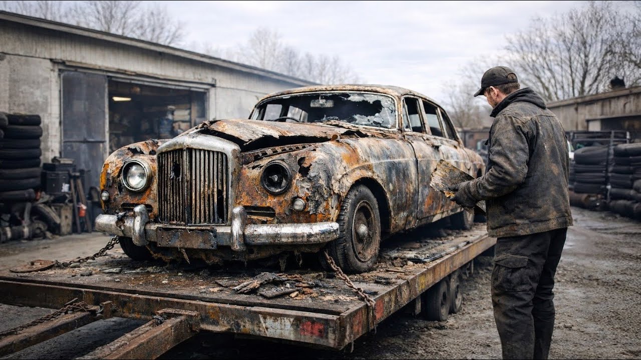 ASMR Car Restoration Full Rebuild of Rolls-Royce Silver Shadow 1972 | From Severe Damage to New
