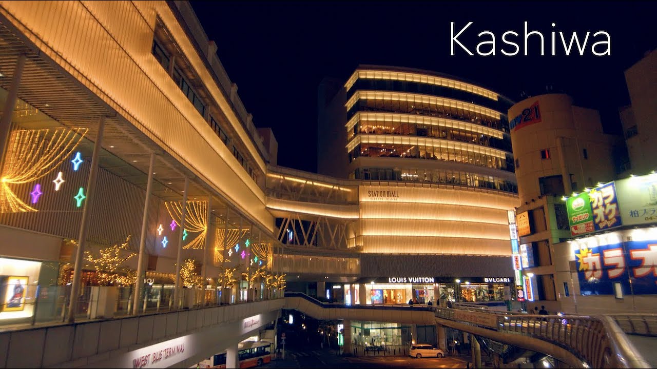 夜の柏散歩/Kashiwa night walk【4K】