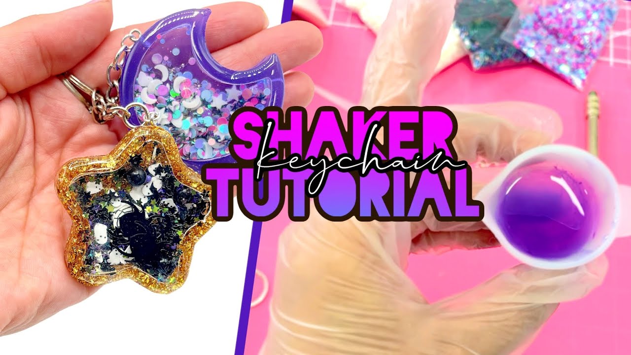 Epoxy Shaker Keychain Tutorial | How to Make a Resin Shaker Keychain | Resin Keychain Tutorial