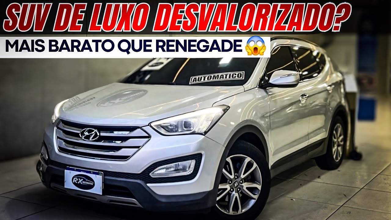 UM SUV V6 DE LUXO QUE O BRASILEIRO ESQUECEU mais barato que UM POPULAR 0KM: 😱 SANTA FE vale a pena?