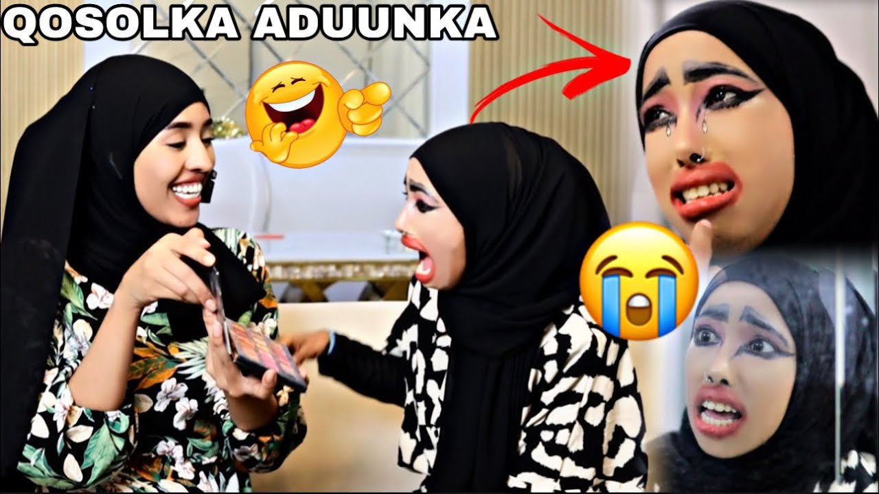 SUNDUS OO MEEL USOCOTA WAJIGA UGU CIYAARAY WEEY OYSAY / MAKE-UP PRANK..😂