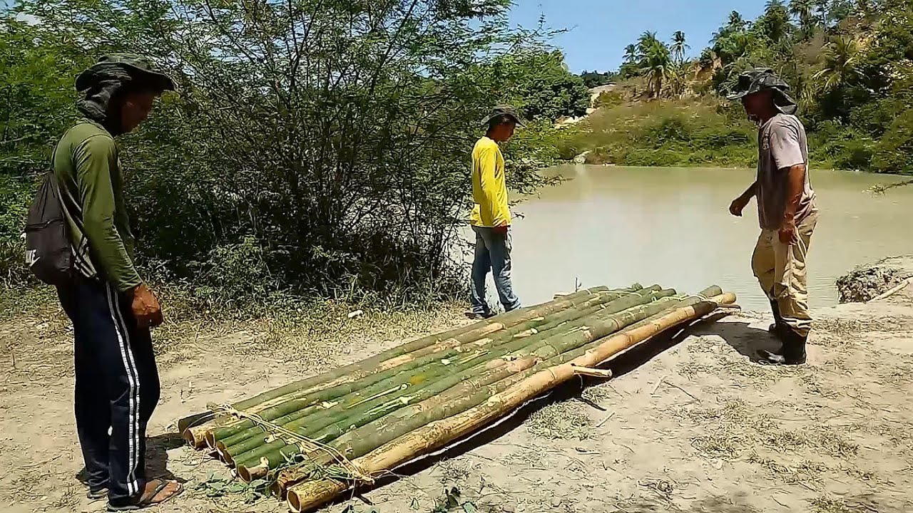 Como fazer uma jangada de bamboo