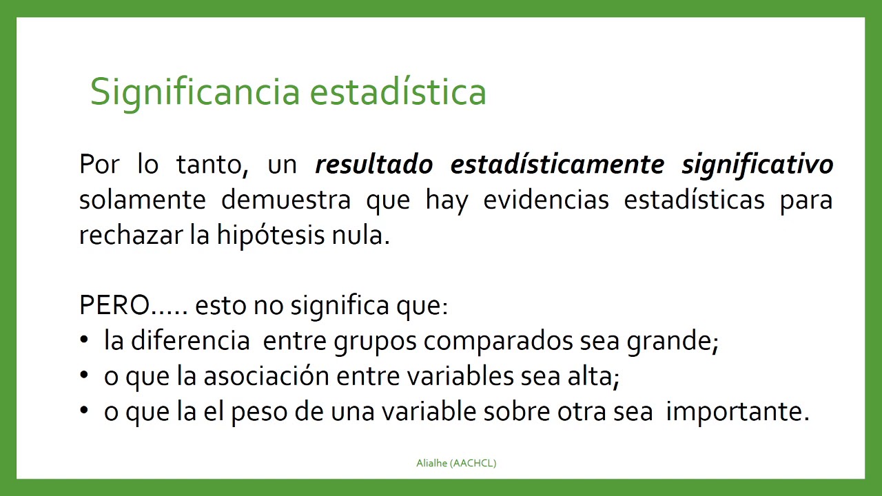 Significancia estadística