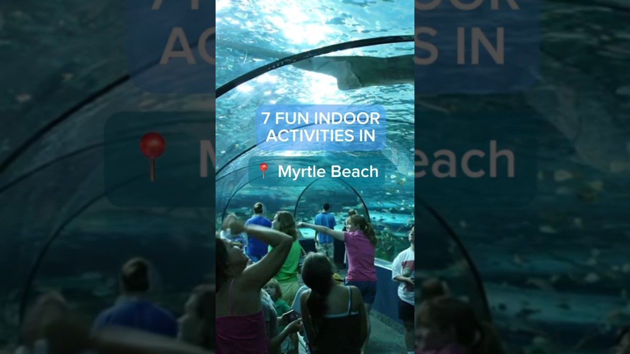 7 Fun Indoor Activities in Myrtle Beach, SC #visitmyrtlebeach #myrtlebeach #travel