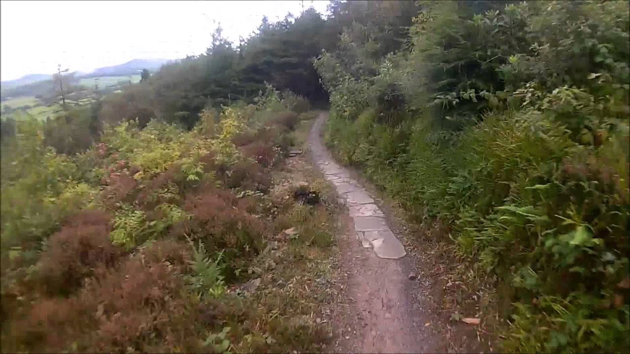 Testing vivitar action camera 794HD on the run to the car park in Ballyhoura