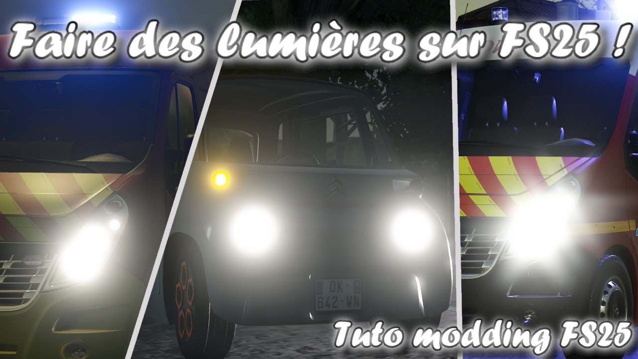 TUTO MODDING FS25 - Faire DES LIGHTS ET CLIGNOTANT sur FS25 ! 🚜🛠️