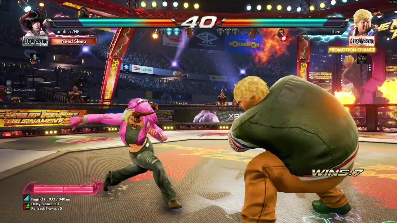 First time playing Tekken 7 ranked live   2/2/26