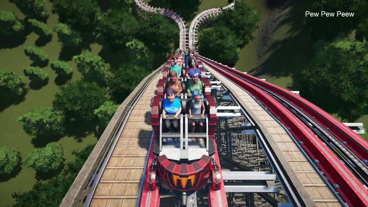 Planet Coaster: The Big Race Inversed View