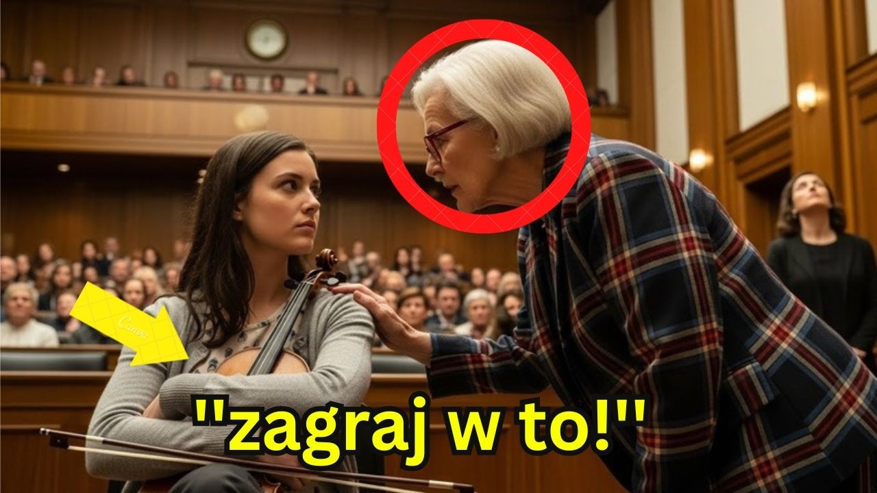 Prosta kobieta zmuszona do gry na skrzypcach dla drwin, lecz jej talent wprawia publiczność w szok!