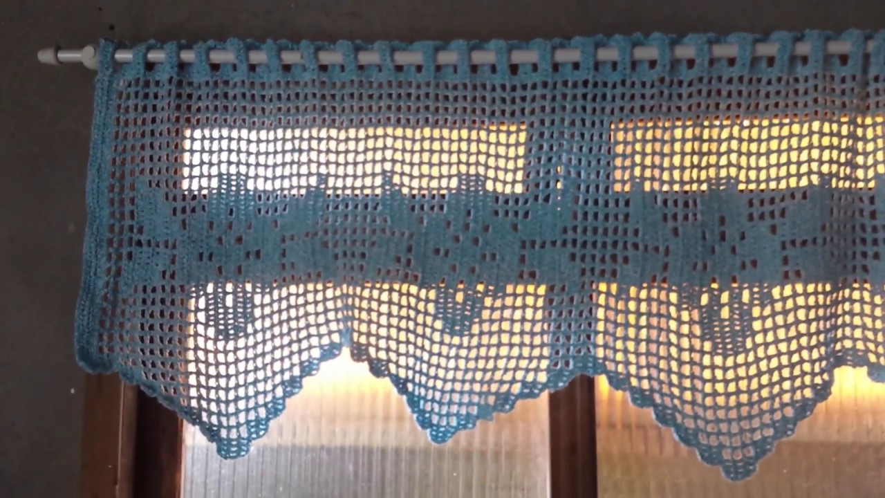 bando em croche para cozinha