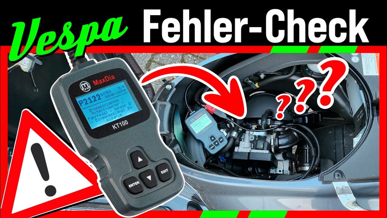 Was kann das OBD-Gerät für Vespa und Motorräder?