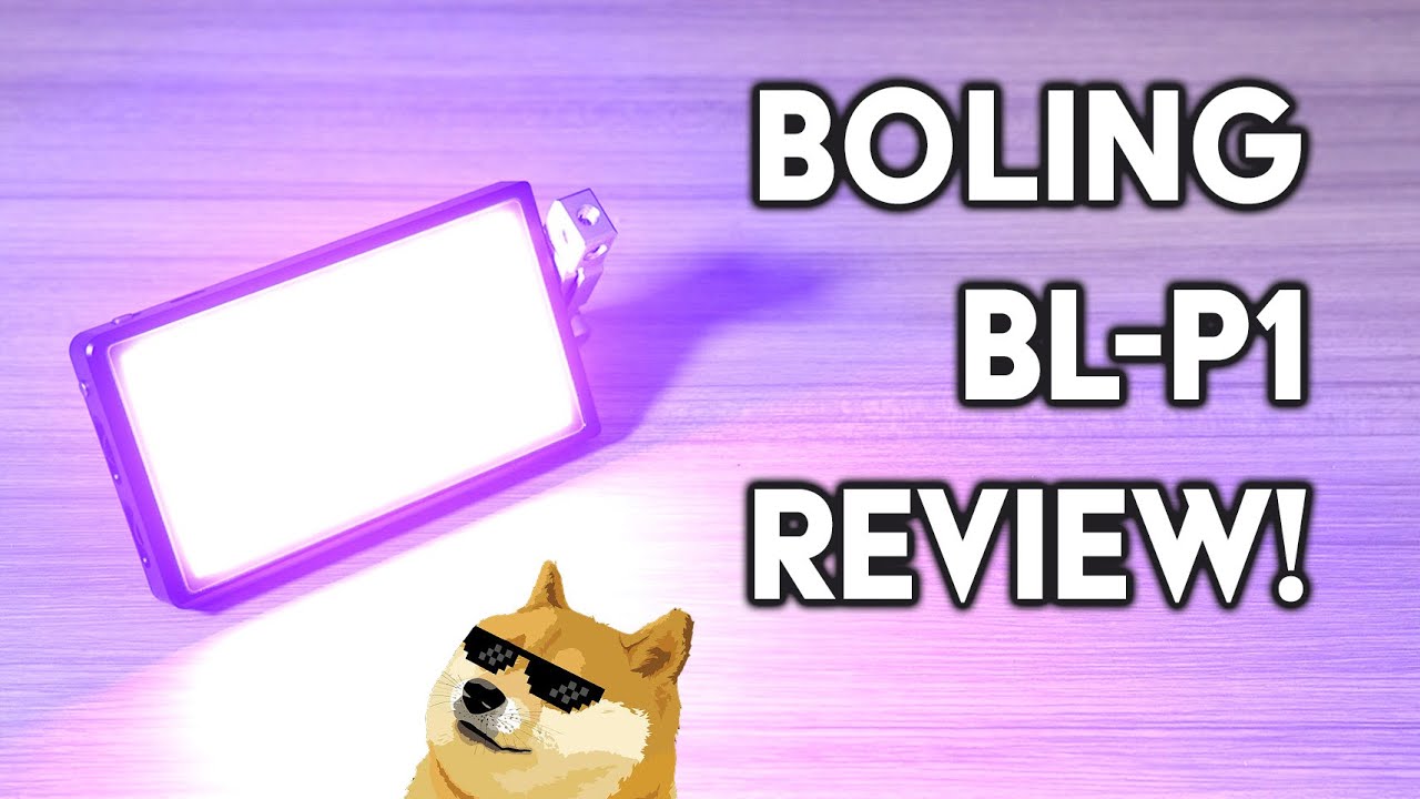 Boling BL-P1 RGB Light Review!