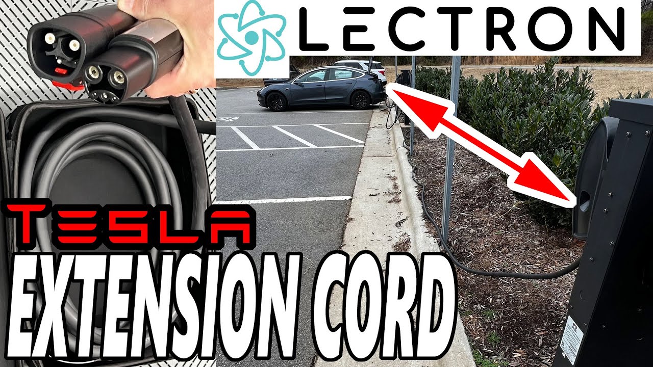 Tesla - Lectron Extension Cord & J1772 Adapter