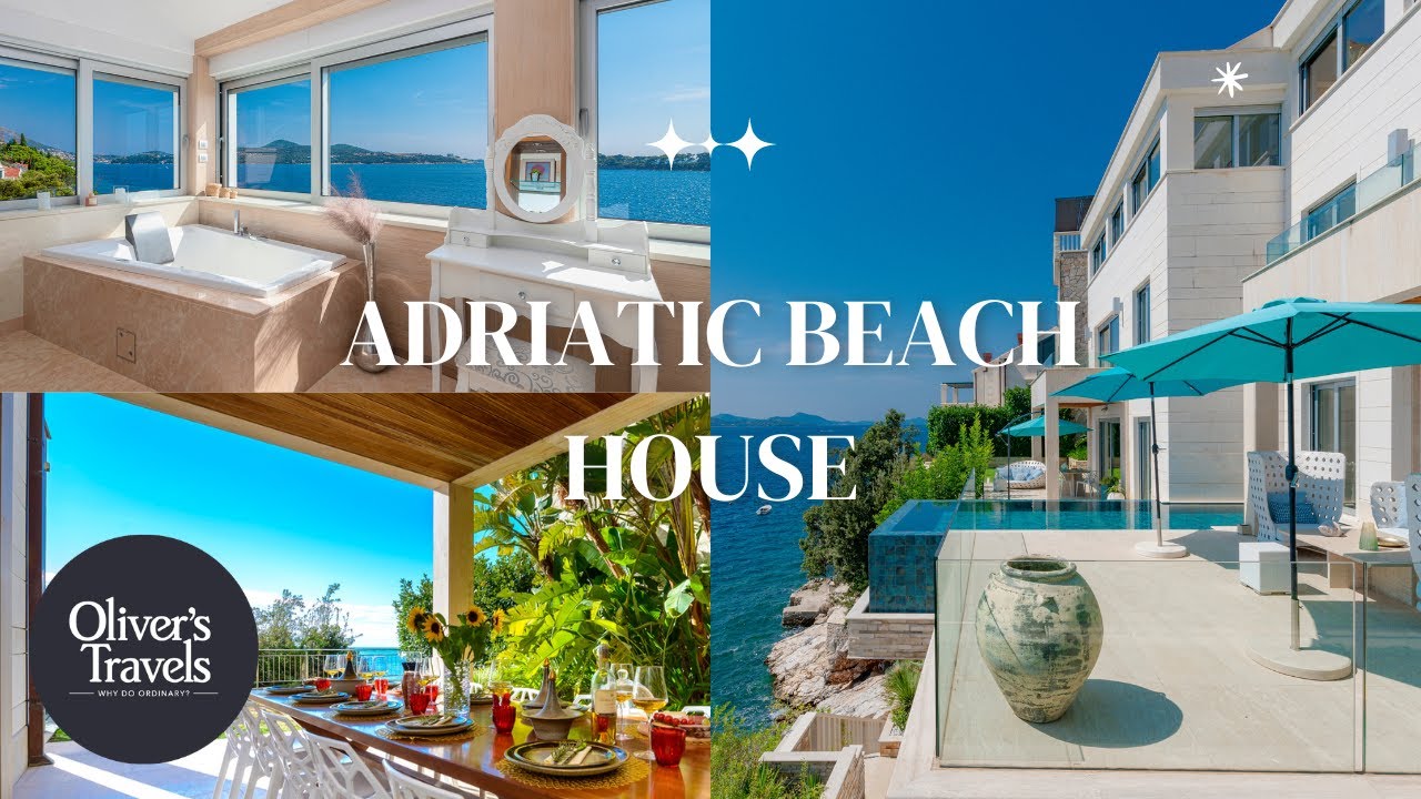 Luxury on the Dalmatian Coast with Persian Rugs and Swarovski Chandeliers | Adriatic Beach House