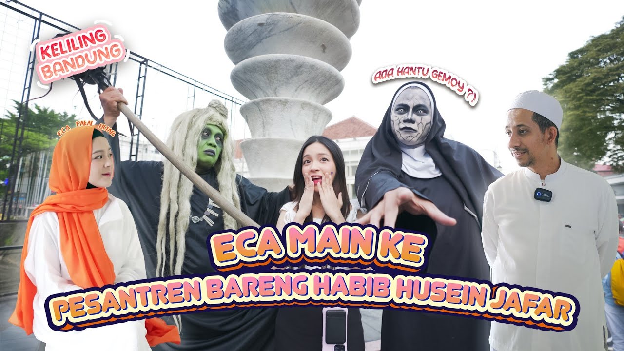 ECA SEKARANG JADI SANTRIWATI?! 🧕🩷 | VLOG KULINER BANDUNG & MAMPIR KE PESANTREN!