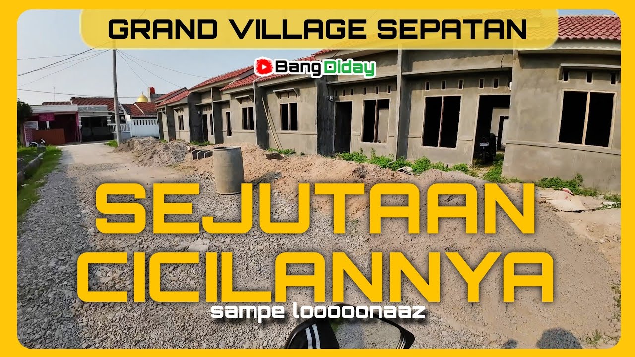 Rumah Subsidi 1 Kamar, Cicilan 1 Jutaan Flat Sampe Lunas || Grand Village Sepatan Tangerang