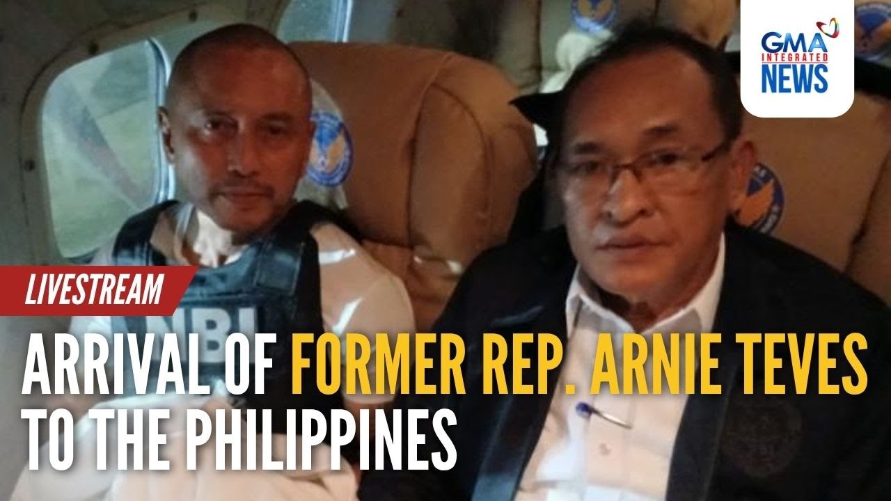 LIVE: Arrival of former Rep. Arnie Teves to Philippines - Replay | GMA Integrated News
