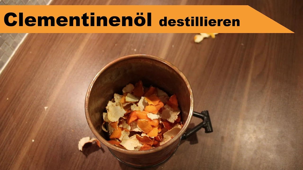 🌷 Clementinen destillieren 🌻 - ätherisches Öl selber machen - diSTILLed