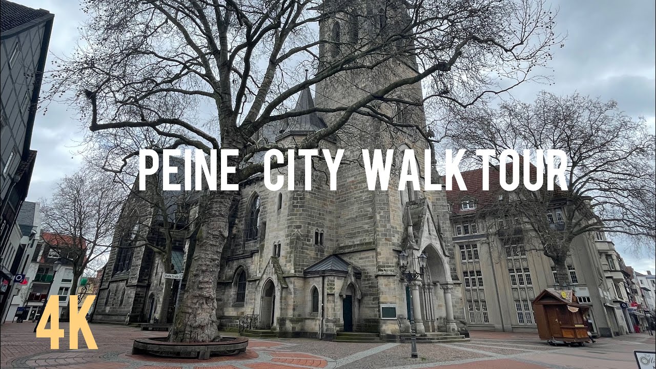 Walk Tour Peine Germany /Rundgang durch Peine 4K 60fps/peineگشتی در شهر#travel