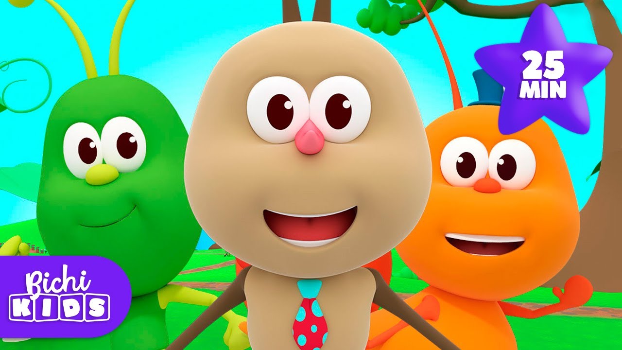 🎤 VAMOS a BAILAR Y CANTAR con Lo Nuevo De 🦋 BICHIKIDS 🐞 MIX 🌈 DIBUJOS ANIMADOS PARA NIÑOS
