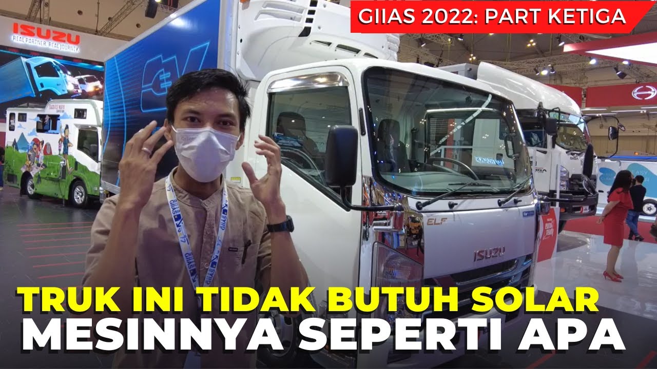 Isuzu Truk Elf EV nggak pake Solar
