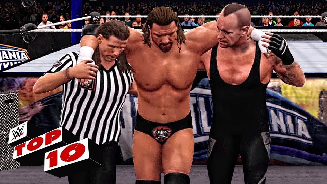 The Undertaker Top 10 Wrestlemania Wins! ( WWE 2K17 )