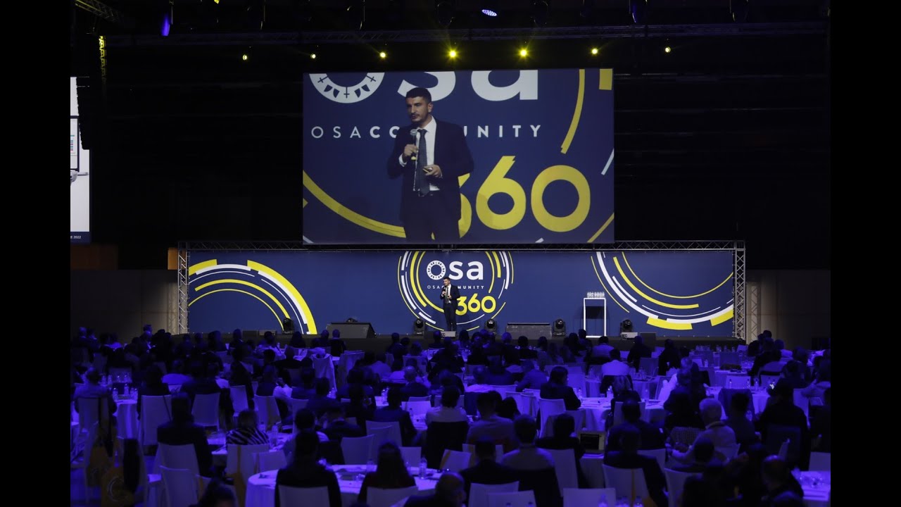 28-29 Ottobre 2022 - Alessandro Fanni sul palco dell'evento OSA 360 alla fiera di Vicenza.