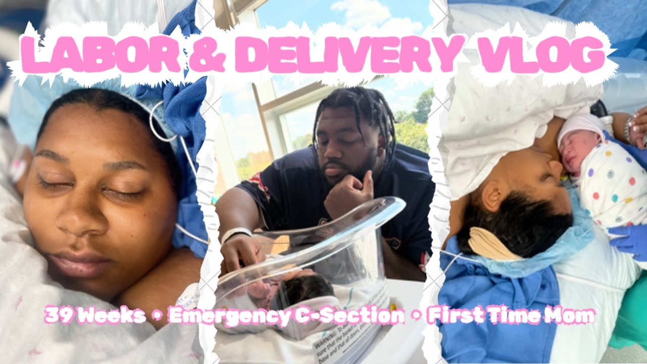 BIRTH VLOG | LABOR & DELIVERY | 24 HOUR LABOR | EMOTIONAL EMERGENCY C-SECTION + RECOVERY AT HOSPITAL