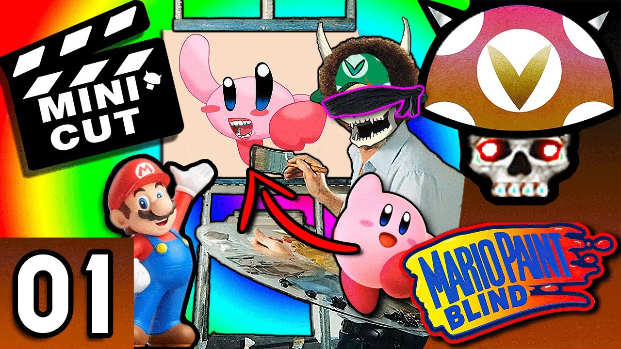 [Vinesauce] Joel - Blind Mario Paint Mini-Cut ( Part 1 )
